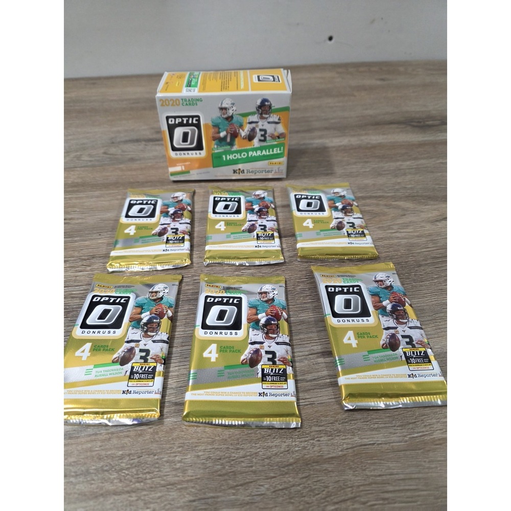 2020 Panini Donruss Optic NFL Football Pink Rookies Open Box Sealed Packs